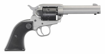Ruger 2003 Wrangler  22 LR 6 Round 4.62 Silver Cerakote Silver Cerkoate Aluminum Black Checkered Polymer