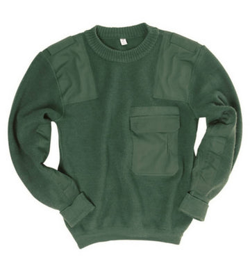 BGS GREEN COMMANDO SWEATER USED - XXL