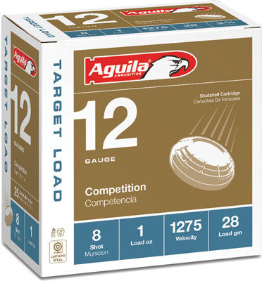 AGUILA SHOTSHELL 12GA. 1OZ. #8 25-PACK 1275FPS