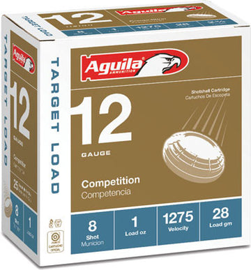 AGUILA SHOTSHELL 12GA. 1OZ. #8 25-PACK 1275FPS