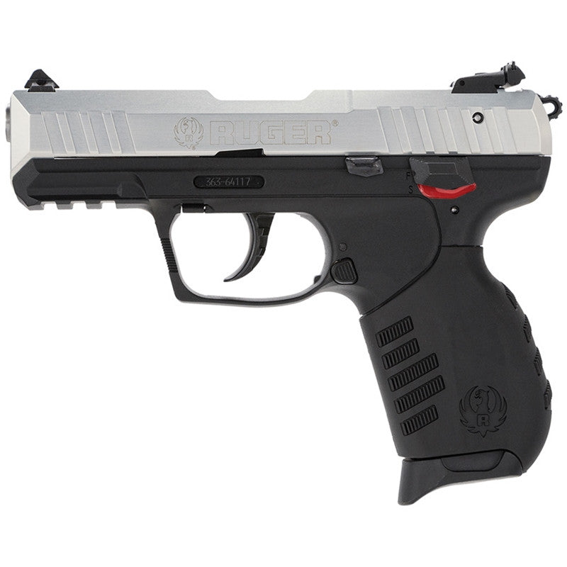 Ruger 3607 SR22 Standard 22 Long Rifle (LR) SA/DA 3.50 10+1 Black Polymer Grip Silver Anodize Aluminum Slide