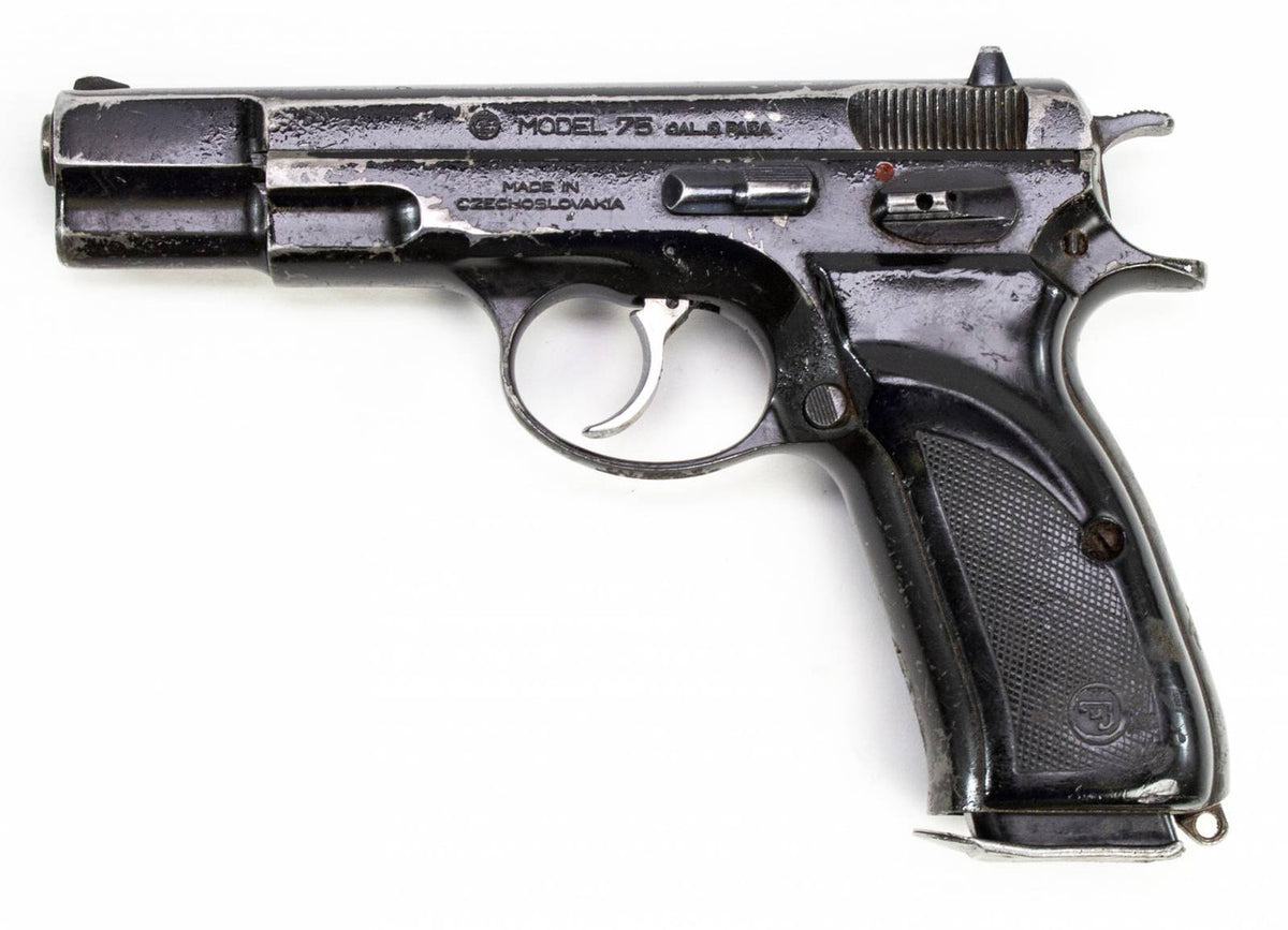 Ceska CZ75 9mm Caliber Black Pistol - Used Condition1490