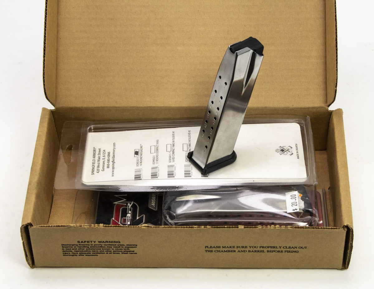2 NEW SPRINGFIELD ARMORY XDM 40 S&W 16RD MAGS