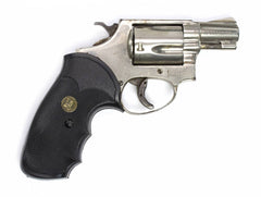 S&W 36 .38 SPECIAL 2" BARREL NICKEL FIXED SIGHT SQUARE BUTT