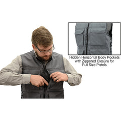 UTG True Hunter Men's Gray and Black Sporting Vest