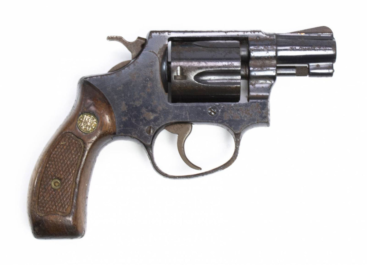 S&W 32-1 38 S&W 2 BARREL BLUED FIXED SIGHTS ROUND BUTT