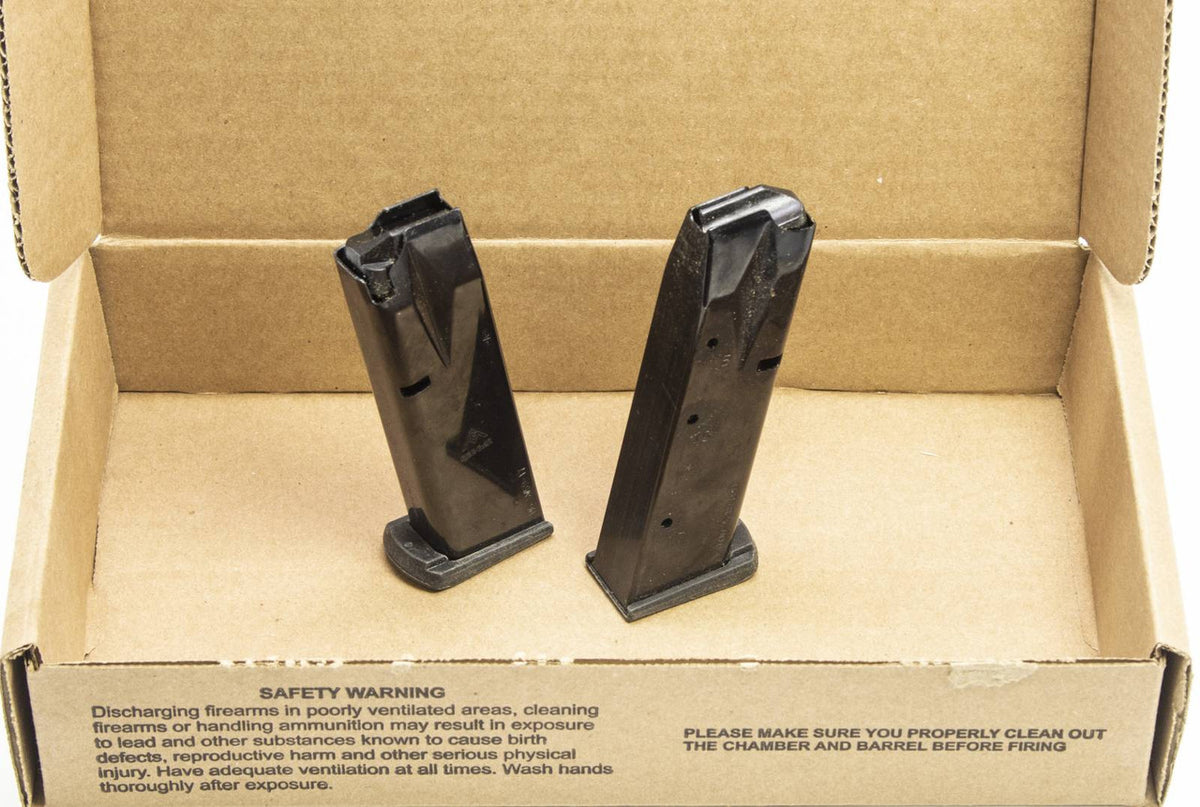 2 USED MEC-GAR SW59 9MM 17RD MAGS