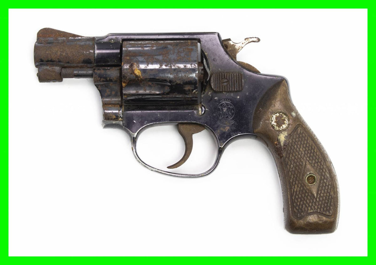 S&W Revolver 37,  .38 Special 2" Barrel, Fixed Sights, Blued