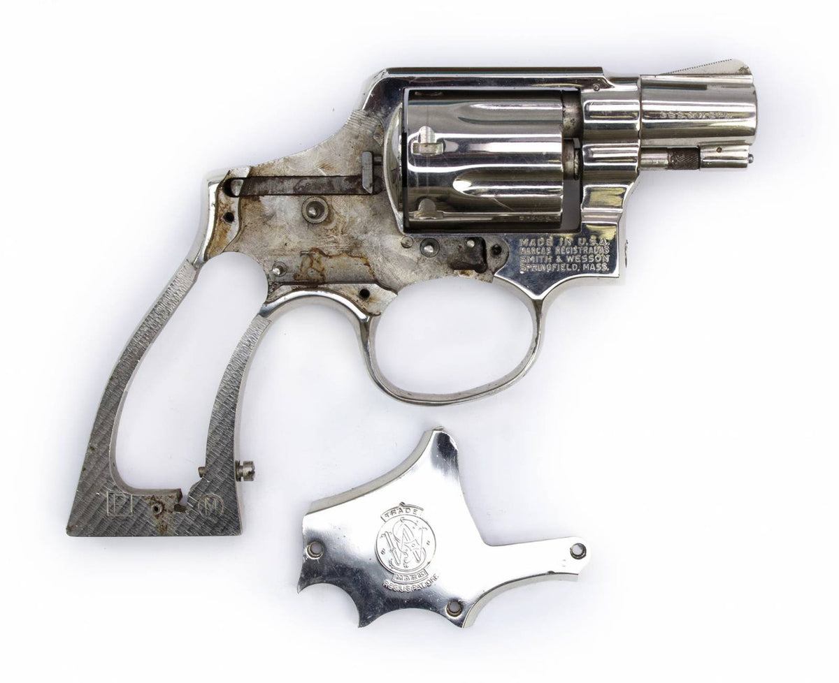 S&W 10-5 Revolver, .38 Special, 2 Barrel, Nickel