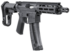 Smith & Wesson 13321 M&P15-22 Pistol 22 LR 25+1 8 Black Rec/Barrel Black SB Tactical SBA3 Adjustable Arm Brace Stock Black Polymer Grip Right Hand