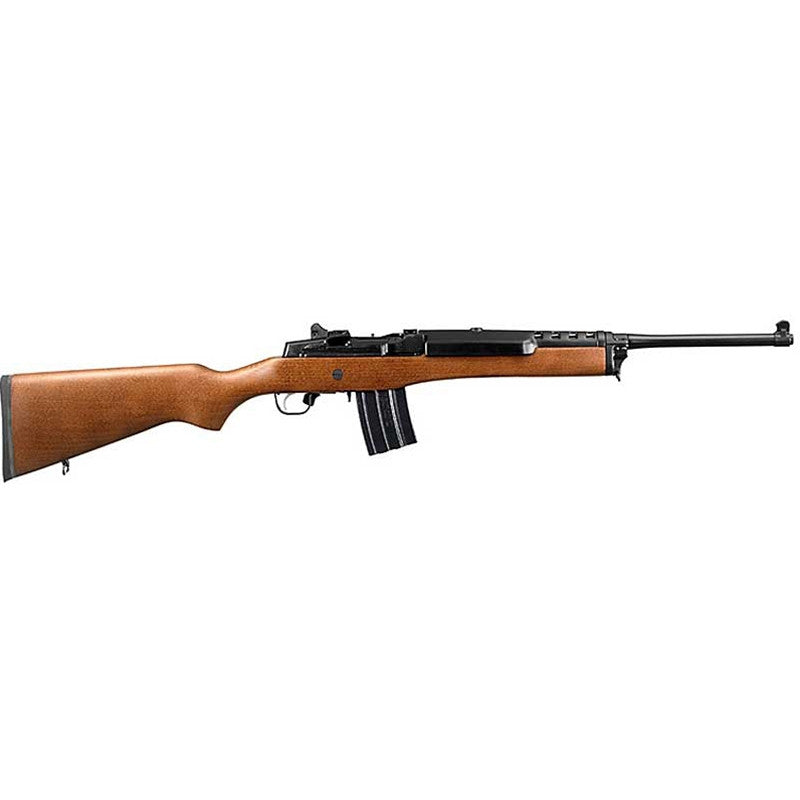 RUGER .223 CAL MINI 14  BLUED W/ HARDWOOD STOCK