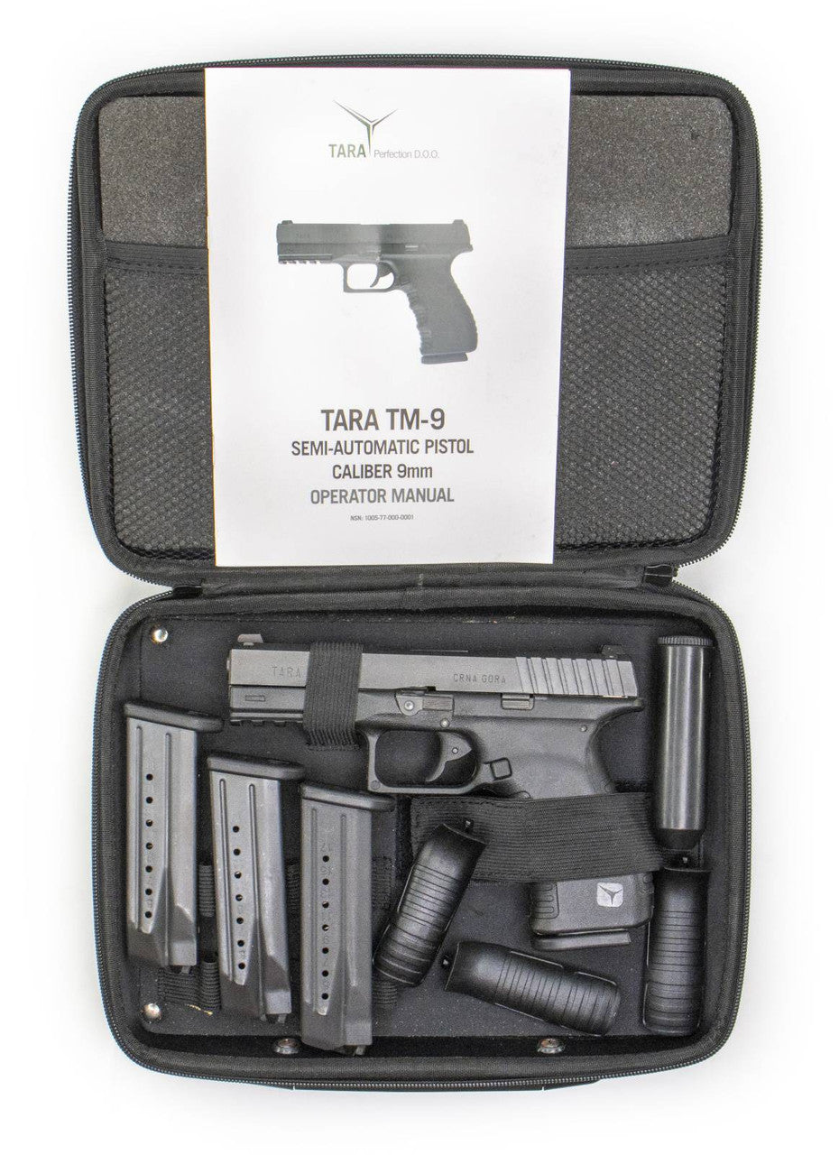 Used Tara TM-9 9mm Pistol with 4.5 Barrel - Black