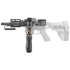 FM-9 9mm 6 Belt Fed AR-15/M16 Upper Receiver  Quad Rail Handguard
