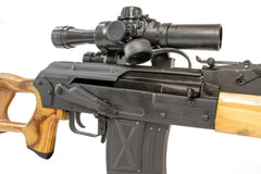 Romanian Cujir Manufactured PSL 7.62x54R with10rd Steel Magazine - 24.50 Barrel - Cracked Furniture - Russian PO 4x24 Optic - Certified Used