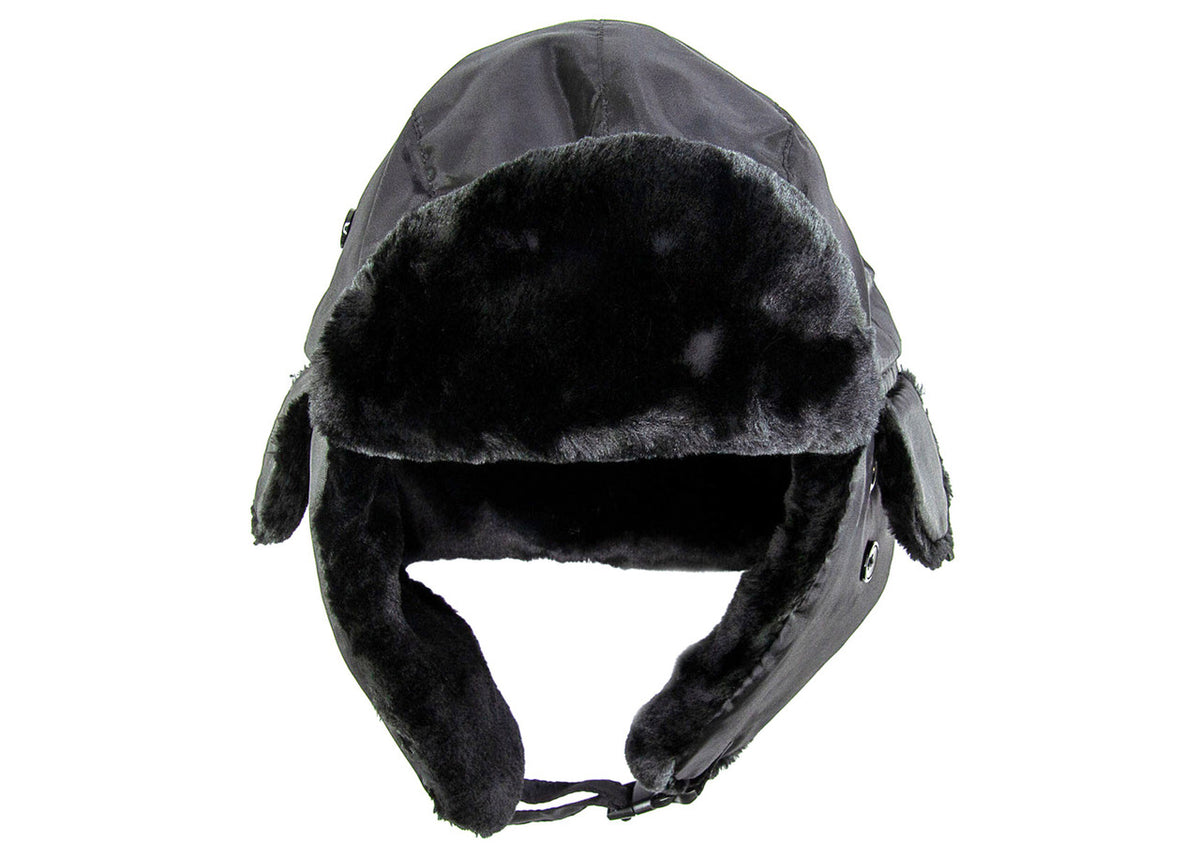 MIL-TEC® Black MA-1 Winter Pilot Hat - New - L