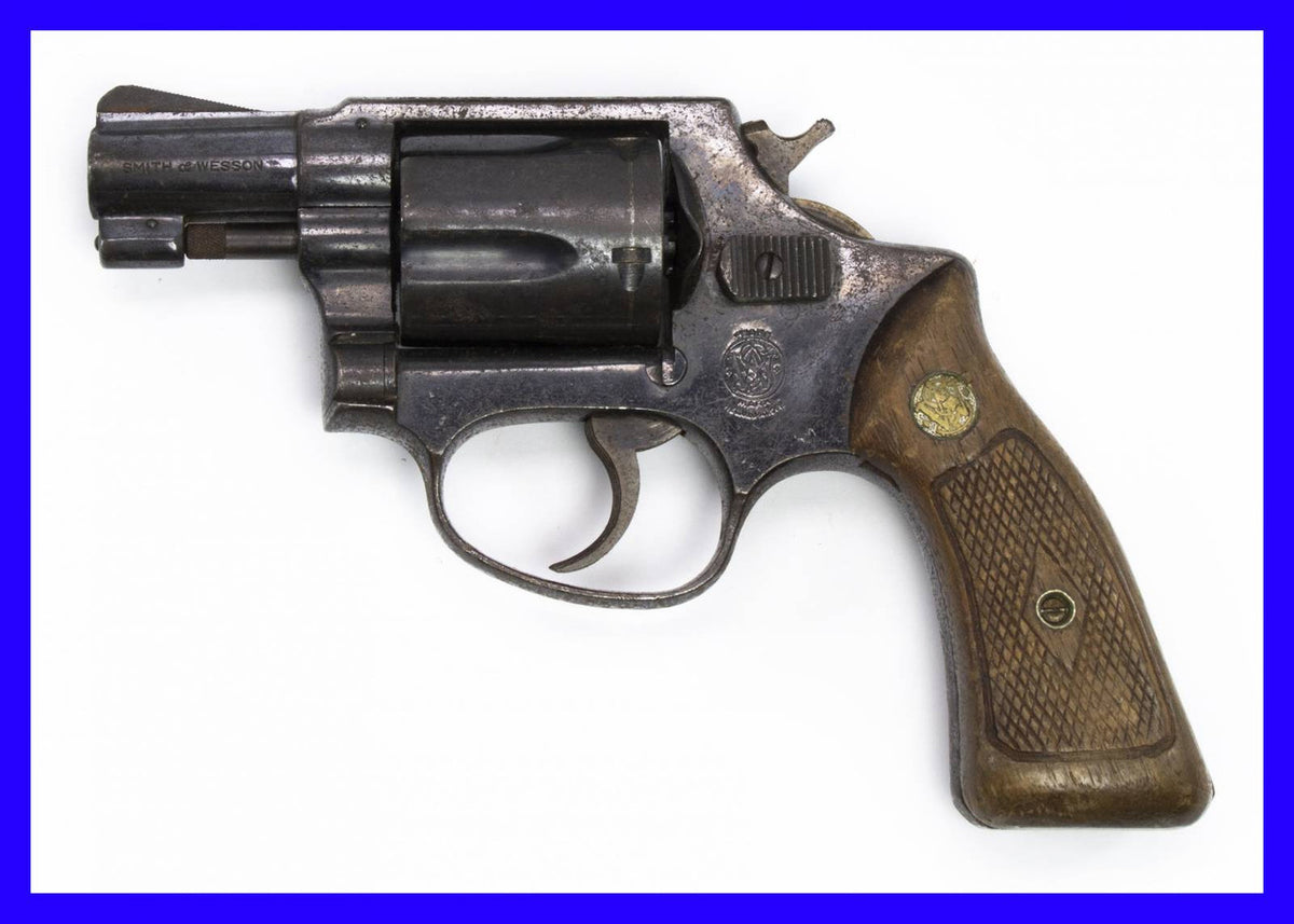 S&W 36 38SPL 2 BARREL BLUE FIXED SIGHT SQUARE BUTT HG020B_FI17