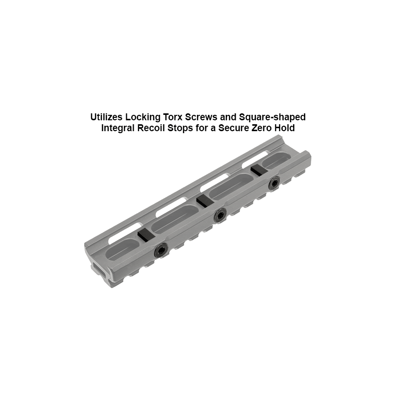 UTG Super Slim Picatinny Riser Mount, 0.50 Height, 13 Slots