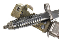 G3 Bayonet w/Scabbard, 12 Groove, Recessed Cut - Good