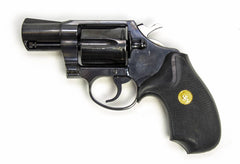 COLT DETECTIVE SPECIAL REVOLVER 3rd ISSUE 38 SPECIAL 2 BARREL FIXED SIGHTS - BLUE W/ BLACK RUBBER GRIPS