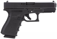 Glock PI3850201 G38 Gen 3 Compact 45 GAP 4.02 8+1 Black Steel Slide Black Polymer Grip Fixed Sights