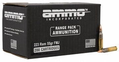 Ammo Incorporated 223055FMJA200 Signature 223 Rem 55 gr Full Metal Jacket (FMJ) 200 Bx/ 6 Cs