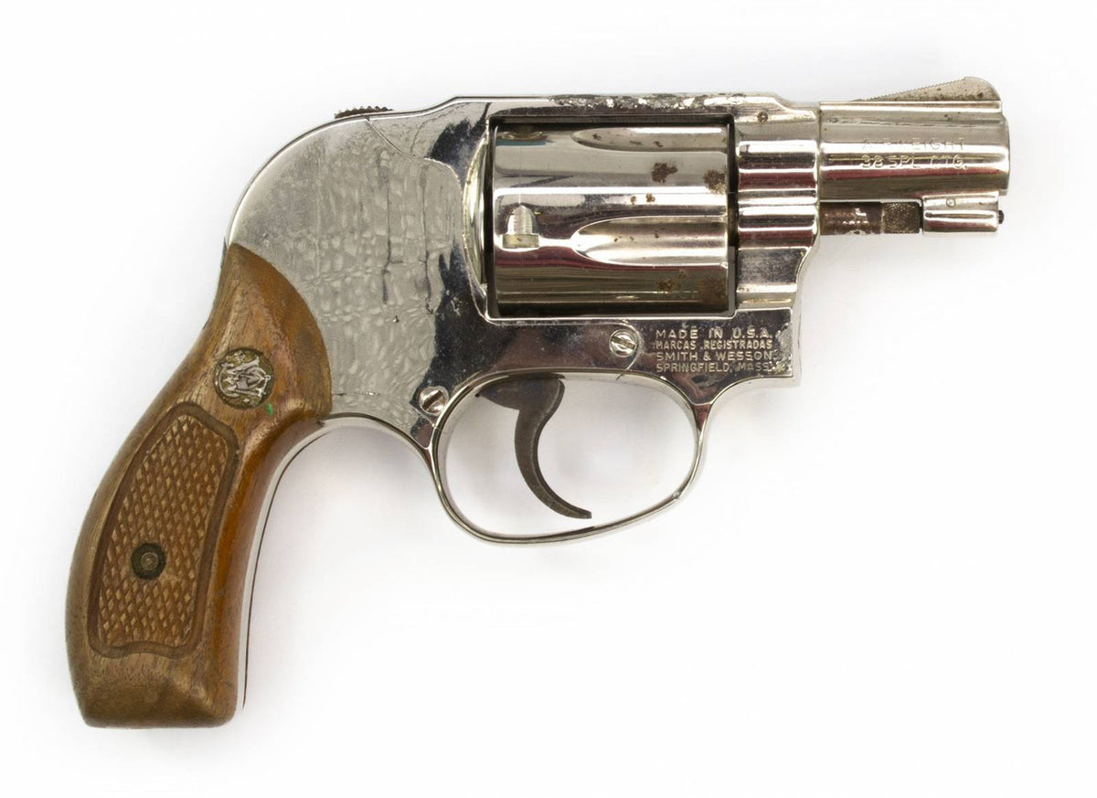 S&W 38 Revolver, .38 Special, 2" Barrel, Nickel