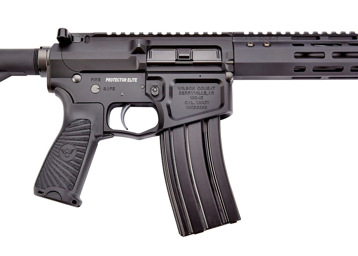 Wilson Combat Protector Elite 5.56 NATO 16.25" Barrel 30+1 Capacity Semi-Auto Carbine - Black Armor-Tuff - TRPEC556BL