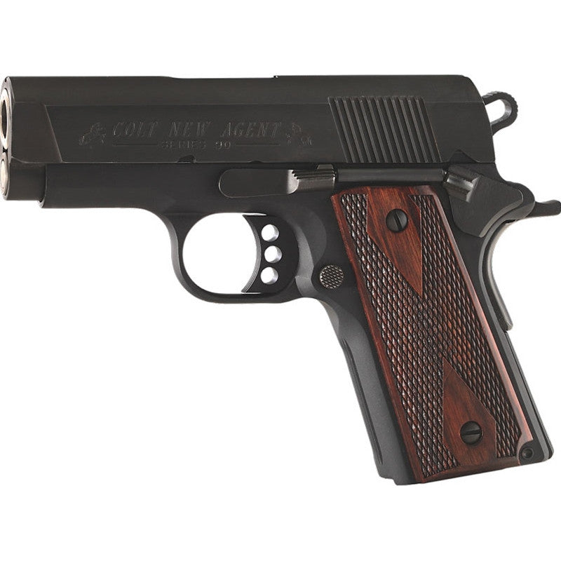 Colt New Agent .45 ACP  Wood Grips