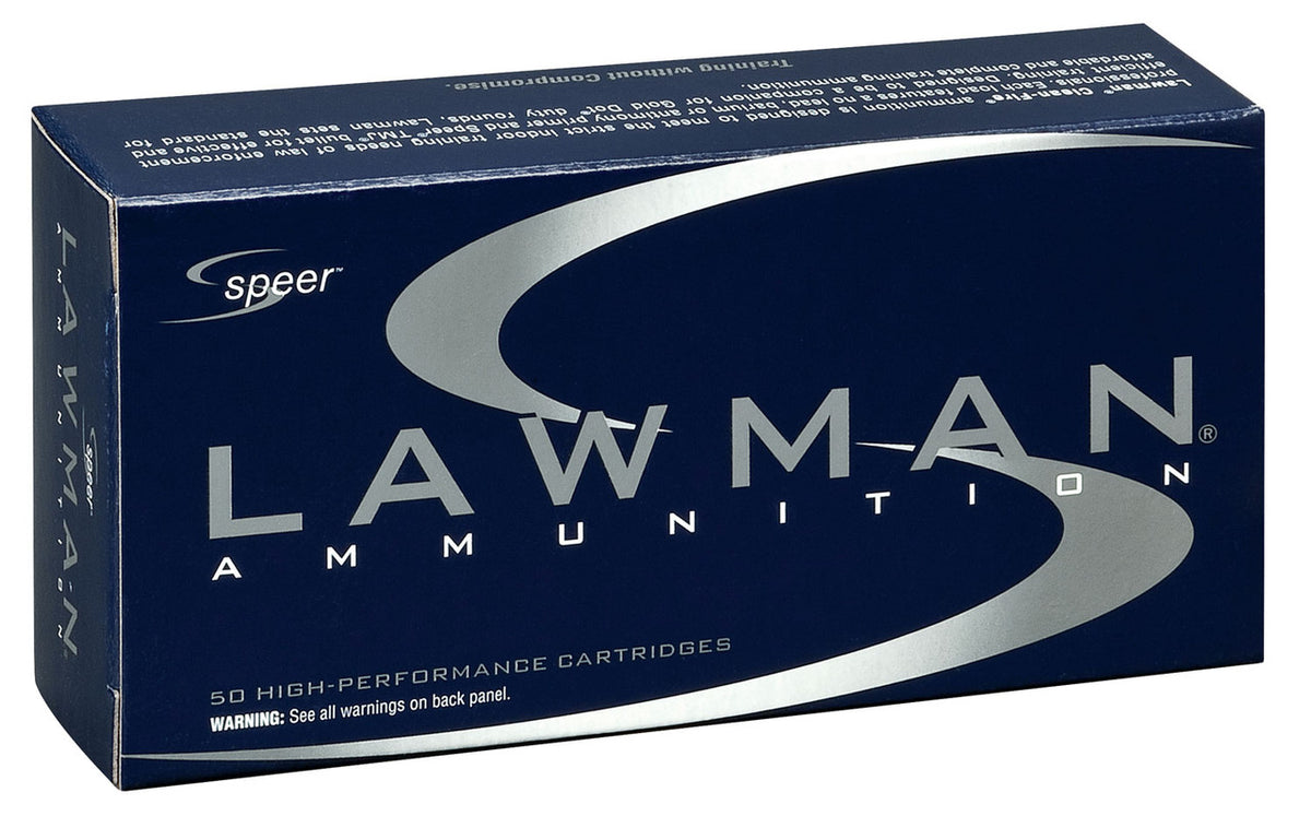 Speer Ammo 53651 Lawman 9mm Luger 124 gr Total Metal Jacket (TMJ) 50 Bx/ 20 Cs