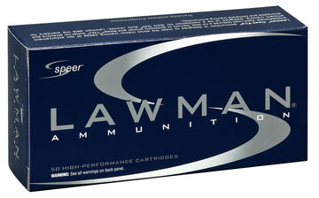 Speer Ammo 53651 Lawman 9mm Luger 124 gr Total Metal Jacket (TMJ) 50 Bx/ 20 Cs