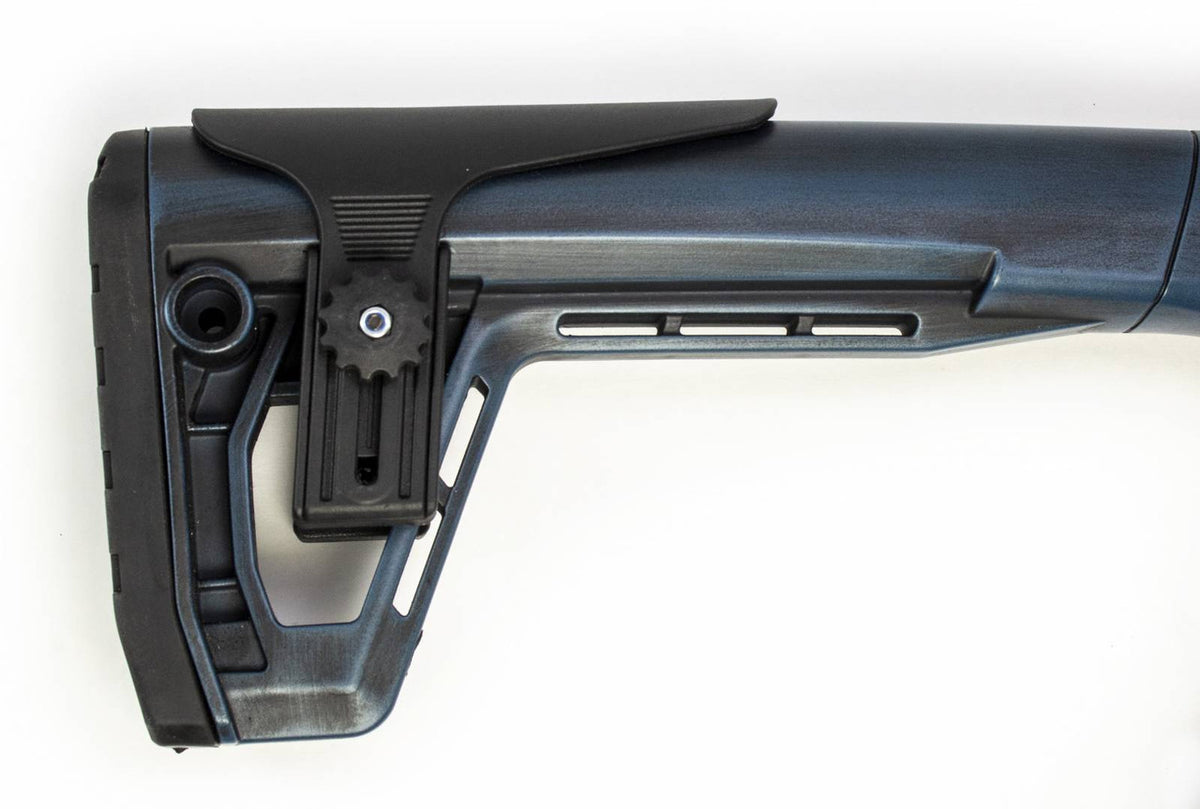 Armelegant 12ga Semi Automatic AR Style Shotgun - Battle-Worn Titanium Blue