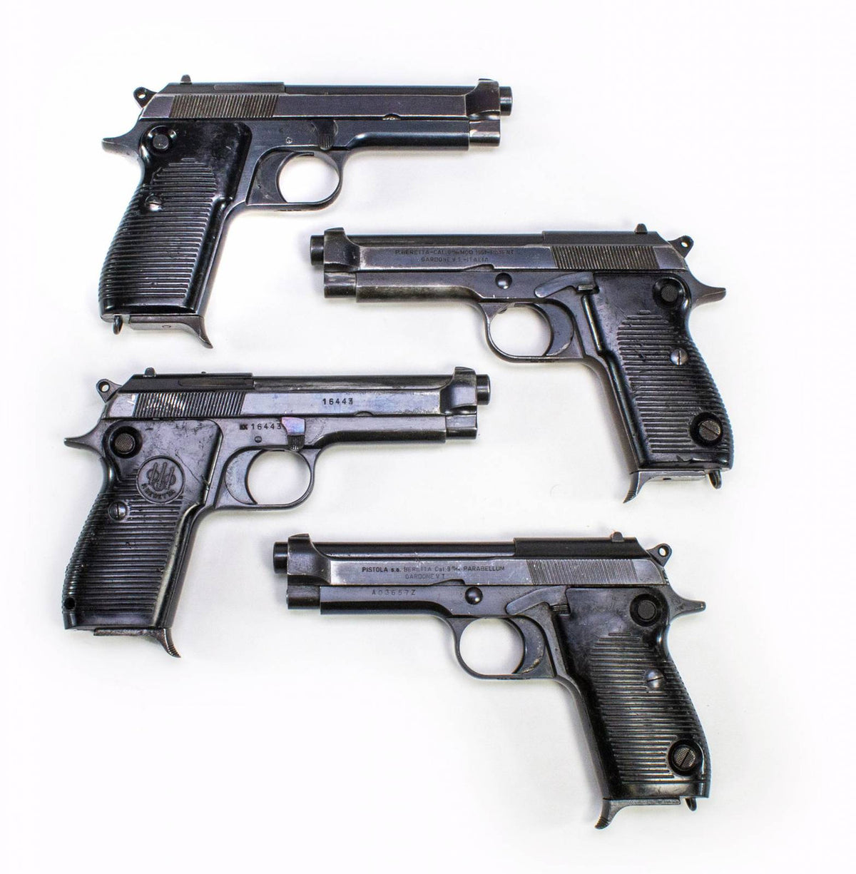 Beretta Modello 1951 9mm Single Action Black Pistol
