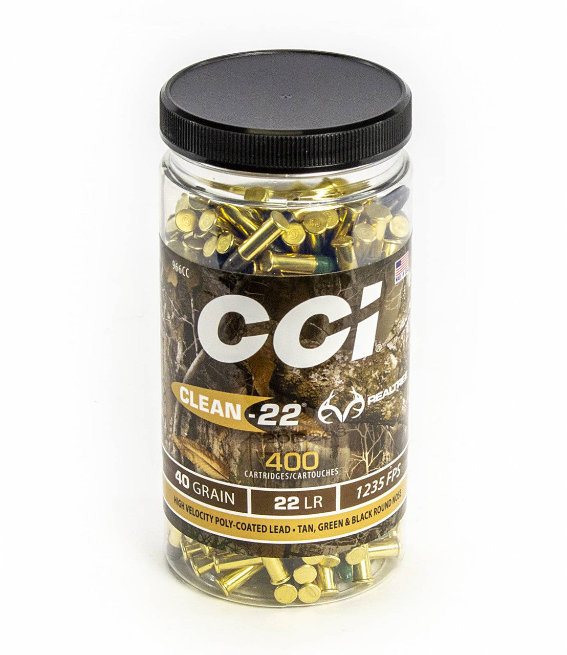 CCI 996CC 400 RD 22LR POLYCOATED GRN/TAN/BLK