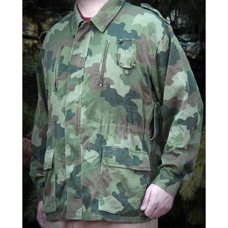 Serbian Camouflage Field Jacket - Extra Large - Used