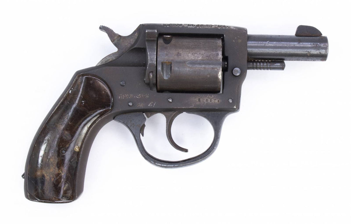 REVOLVER IVER JOHNSON CADET 55-SA 32CAL DA 2.5BARREL BLUE