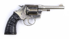 REVOLVER COLT-C&R-POLICE POSITIVE SPECIAL 3RD ISSUE 38SPL 4BARREL SQUARE BUTT NICKEL
