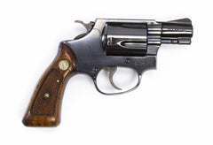 S&W 36 38 SPECIAL 2 BARREL BLUED FIXED SIGHT SQUARE BUTT7051