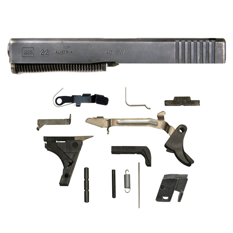 Factory GLOCK 22 Gen 2 .40 S&W Cal. Slide Upper and Lower Parts Build Kit