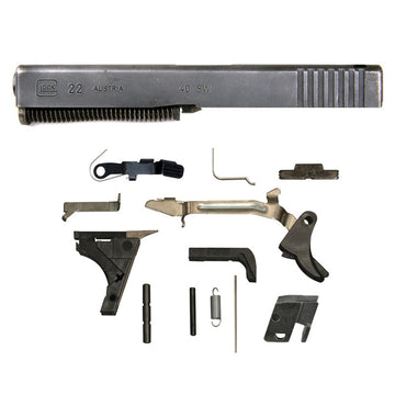 Factory GLOCK 22 Gen 2 .40 S&W Cal. Slide Upper and Lower Parts Build Kit