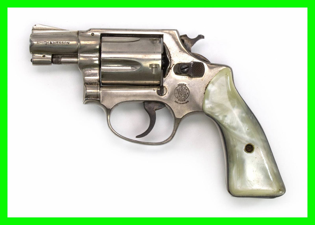 S&W 36  .38 SPL 2" BARREL NICKEL FIXED SIGHT SQUARE BUTT