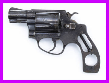S&W 36, .38 SPECIAL 2 BARREL FIXED SIGHTS ROUND BUTT BLUED9539