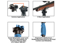 UTG Monopod with V-Rest and Camera Adapter