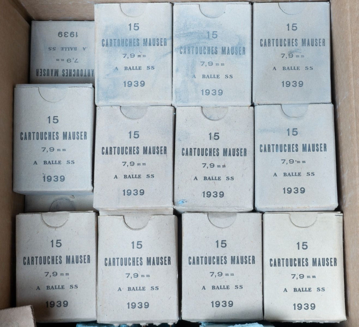Greek Military Classic 8mm Surplus Ammo - 1930s-40s Vintage, 15rd Box, 150 rd per case