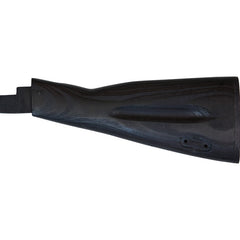 AK 47-74 Wood Buttstock (Grooved) - Black