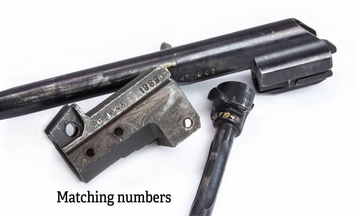 Romanian Model 65 AKM-47 7.62x39 Underfolder Parts Kit - Numbers Matching - Good Bluing - Year 1989