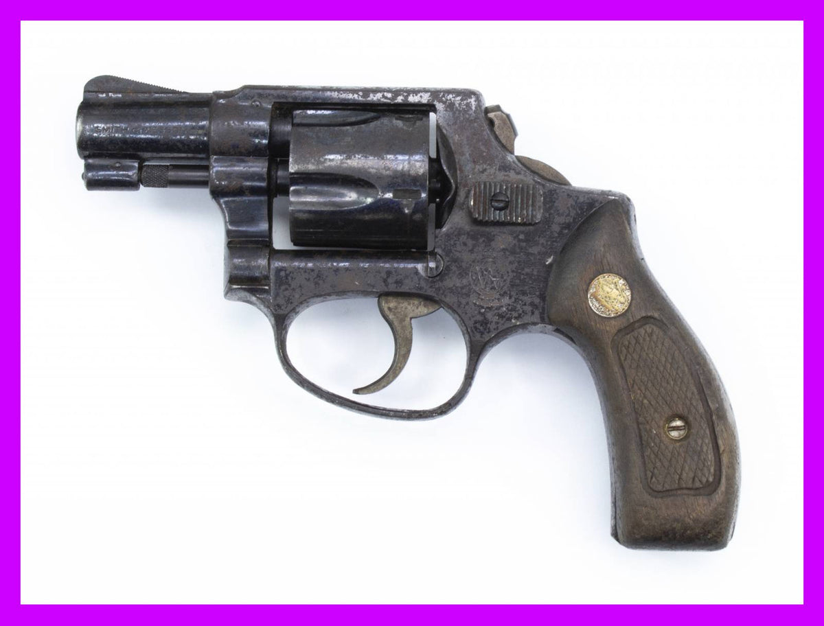 S&W 36, .38 SPECIAL 2 BARREL FIXED SIGHTS ROUND BUTT BLUED6888