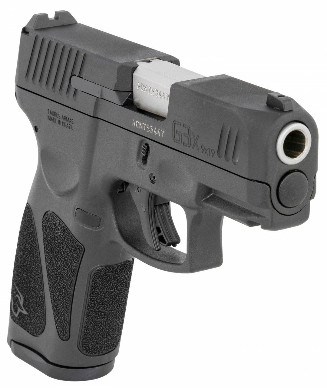 Taurus 1G3XSR9031 G3x 9mm Luger 3.20 15+1 Black Steel Alloy Slide Stainless Steel Barrel Polymer Frame with Aggressive Textured Black Polymer Grip