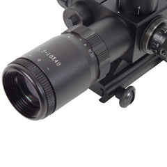 Firefield FF13011 OEM 2.5-10x 40mm Obj 34.86-11.53 ft @ 100 yds FOV 30mm Tube Black Matte Finish Illuminated Red/Green Mil-Dot (SFP)