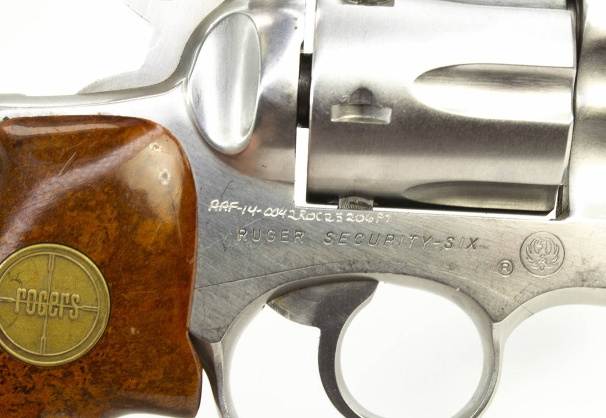 RUGER SECURITY SIX 357 MAG 4 BARREL STAINLESS STEEL