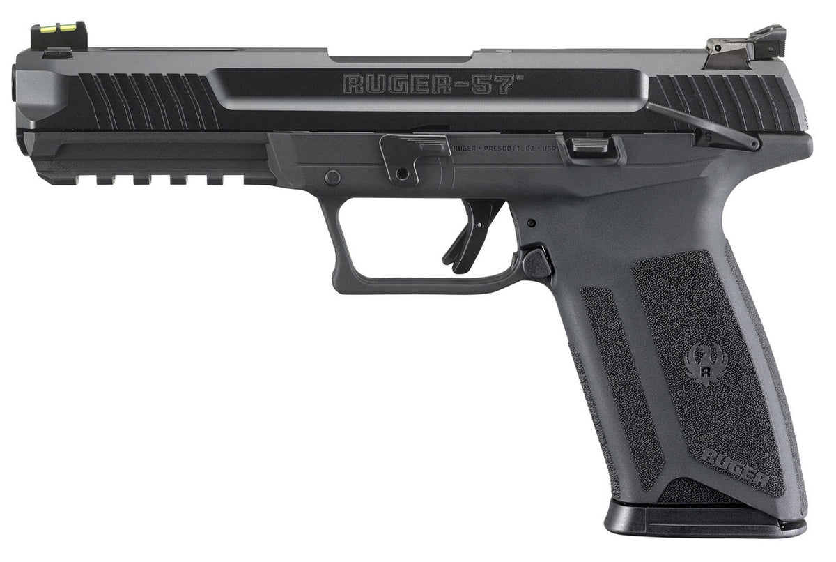 Ruger 16401 Ruger-57  5.7x28mm 4.94 20+1 Black Black Oxide Steel Slide Black Polymer Grip